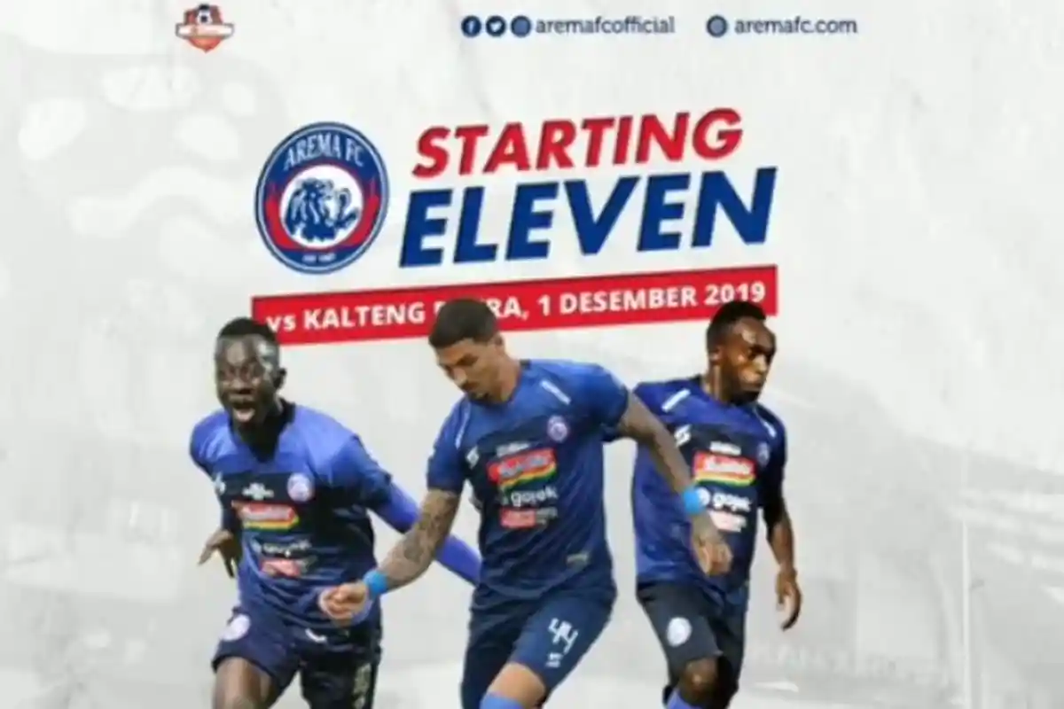 Hasil Skor Arema FC Vs Kalteng Putra di Babak Pertama, Singo Edan Dipermalukan Tim Tamu