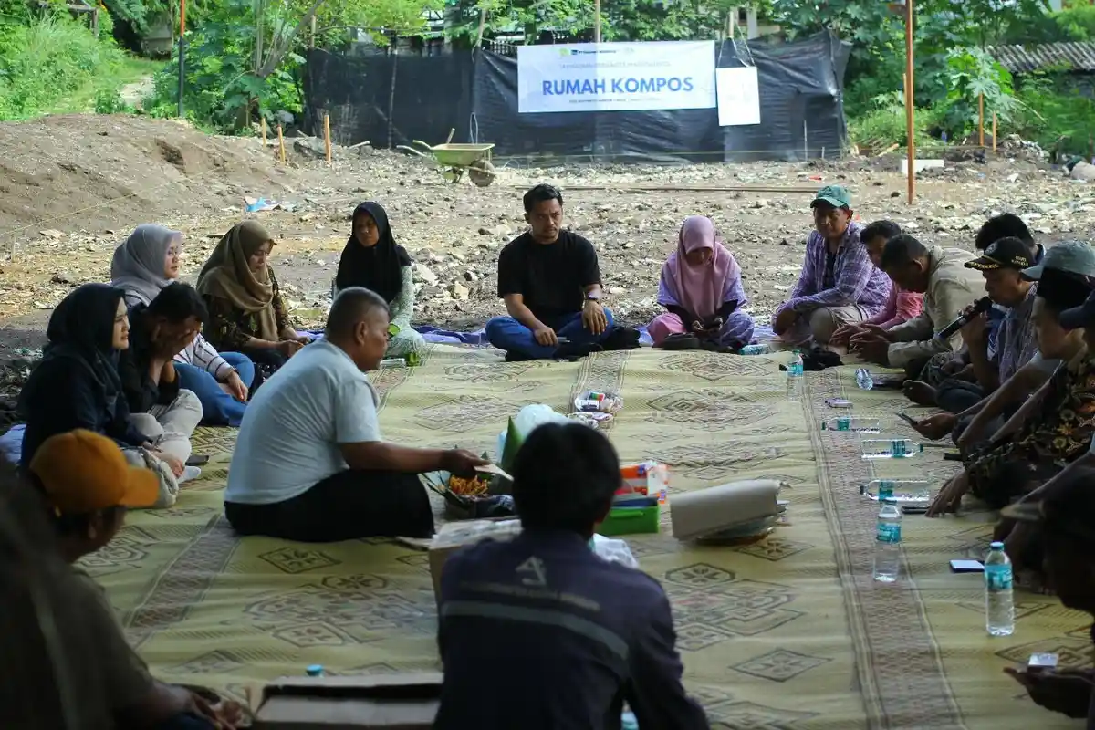 Peduli Lingkungan, Freeport Dirikan Rumah Kompos di Tiga Desa di Kecamatan Manyar Gresik