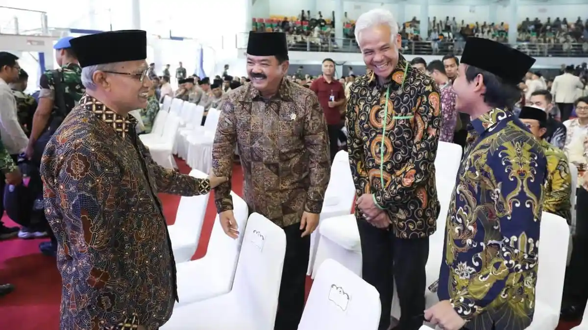 Hadiri Muktamar di Balikpapan, Ganjar: Bung Karno, Bu Fatmawati, Bu Mega Keluarga Muhammadiyah