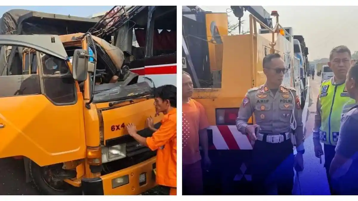 Kecelakaan Hari Ini di Tol Purbaleunyi: Truk Tabrak Bus, 1 Tewas & 3 Terluka, Ini Identitasnya
