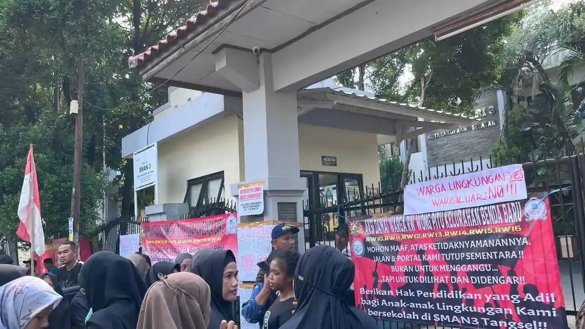 Warga RW Wong Pitu Minta Kuota Khusus agar Pelajar Setempat Masuk SMAN 3 Tangsel