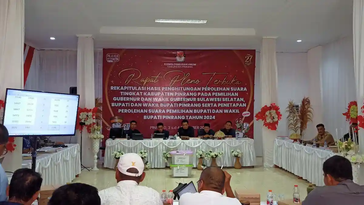 Petahana Kokoh di Pinrang, Irwan Hamid Dulang Suara Terbanyak, Usman Marham dan AJB Tertinggal Jauh