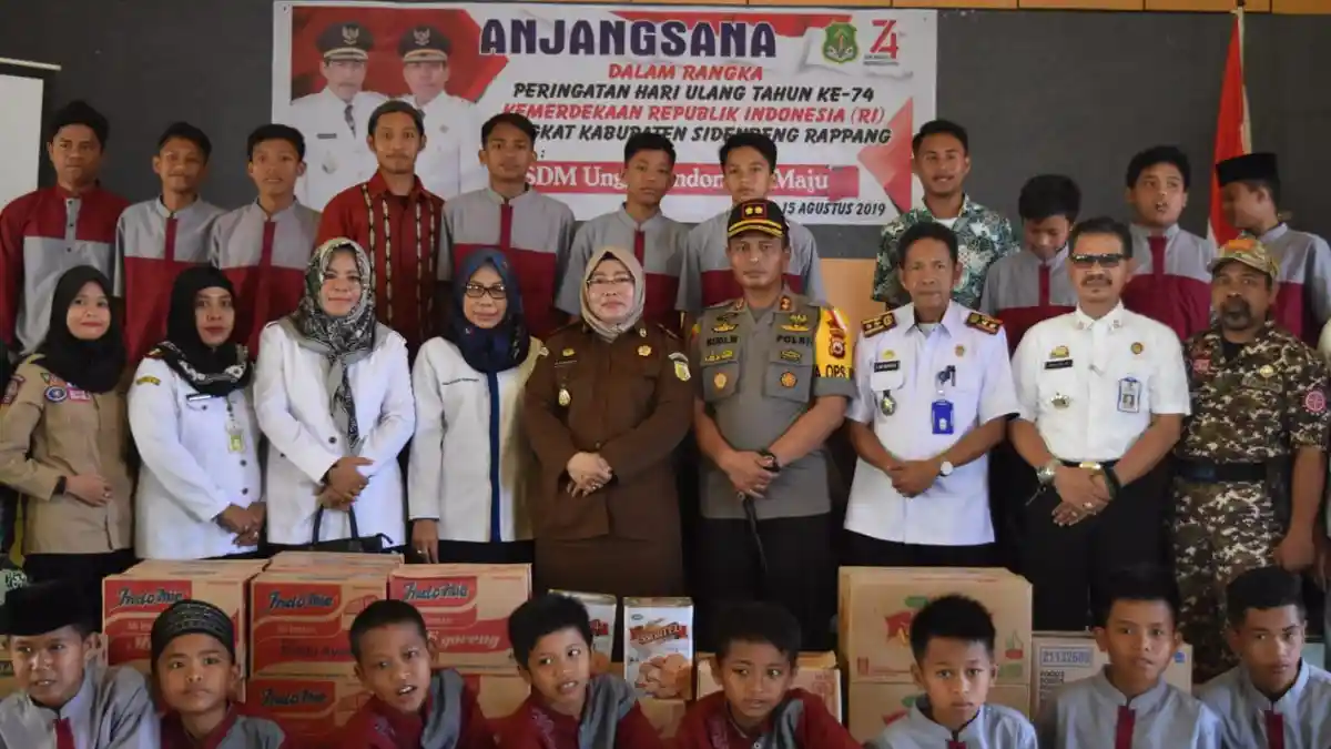 Kapolres Sidrap Gandeng Kajari Gelar Anjangsana ke Panti Asuhan Sejahtera Aisyiah