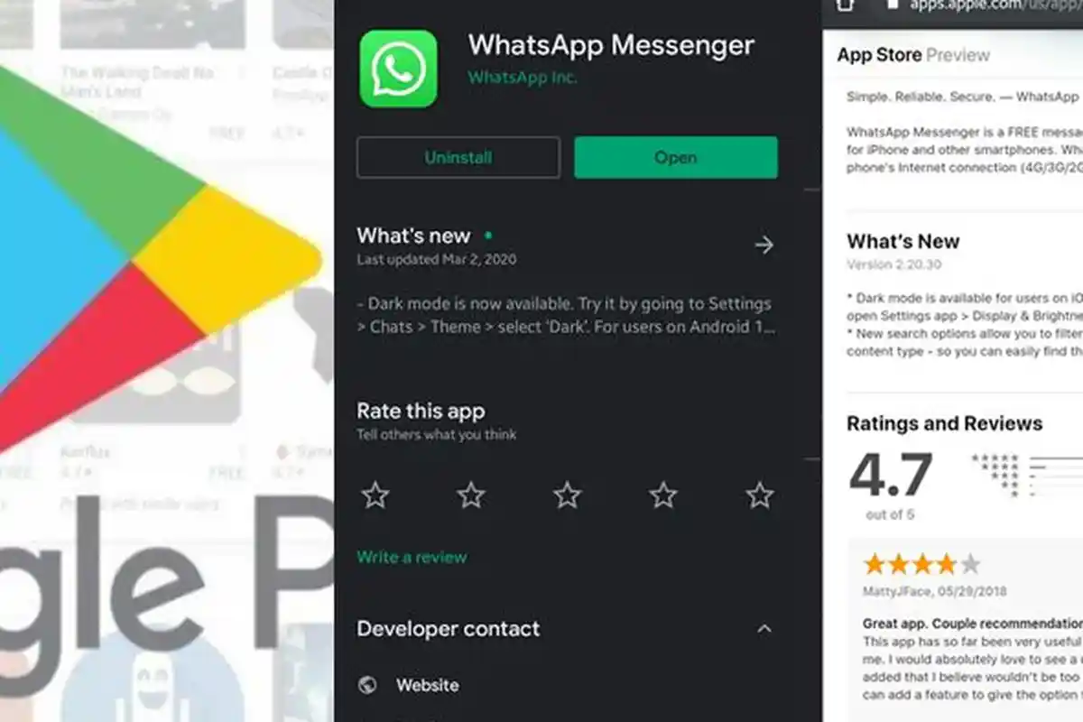 Tampilan Hitam WhatsApp Bisa di-Download di PlayStore Untuk Android & iOS, Ini Caranya Untuk iPhone
