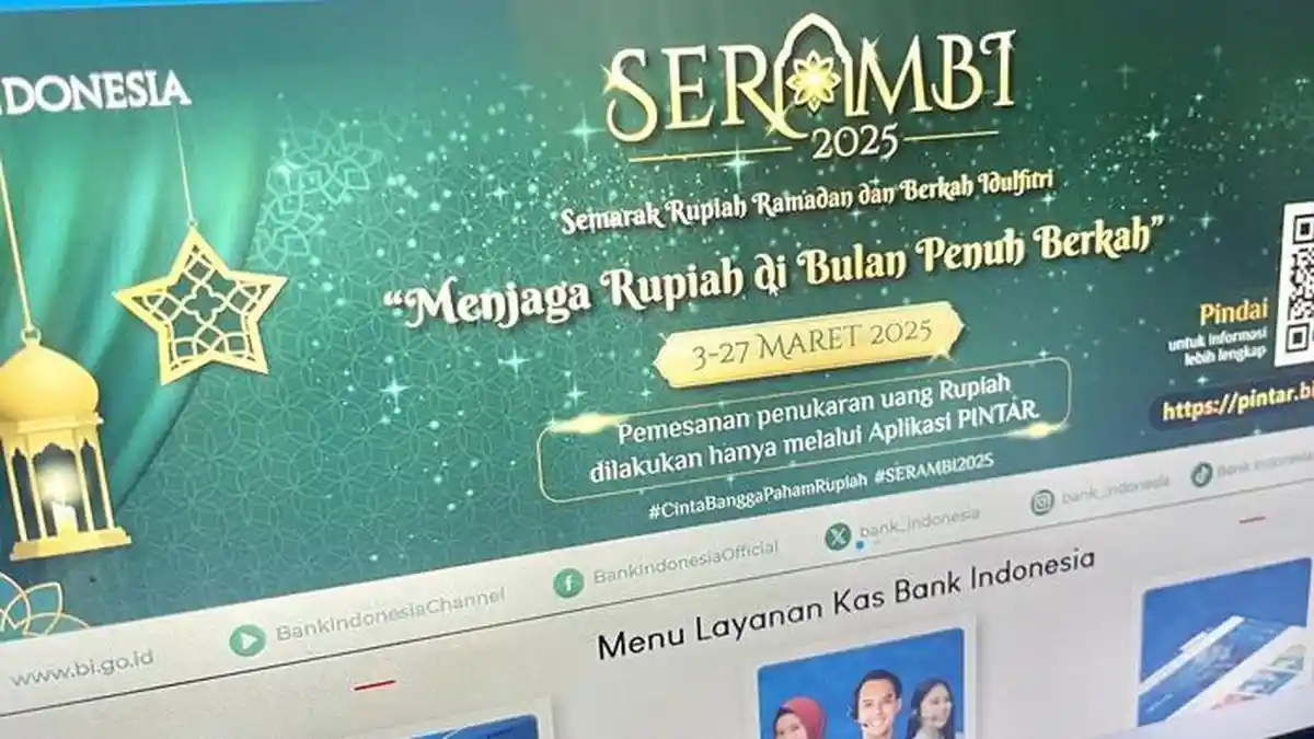 Cara Tukar Uang Baru Lebaran Lewat Aplikasi PINTAR BI, Simak Jadwal SERAMBI 2026