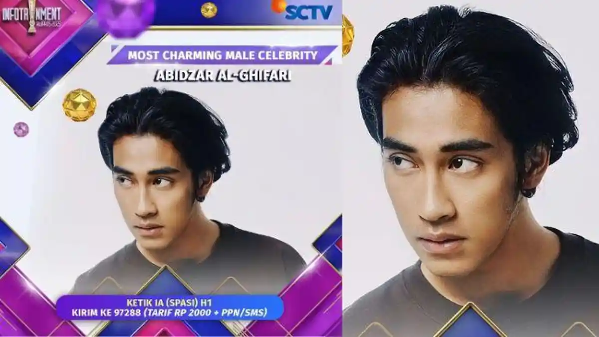Abidzar jadi Nominasi Most Charming Male Celebrity di Infotainment Awards 2023