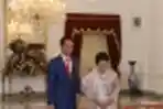 Presiden Joko Widodo dan Ibu Iriana Jelang Pelantikan