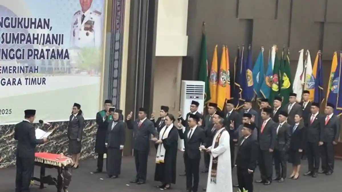 Lantik Belasan Pejabat Eselon II, Gubernur NTT: Evaluasi Berkala Terus Dilakukan