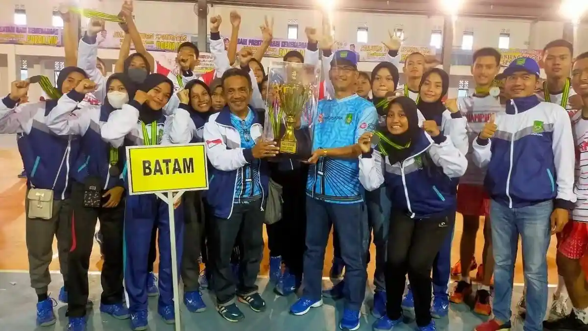 BATAM Juara Umum Popda ke VIII Kepri 2022 di Bintan, Raih 29 Emas