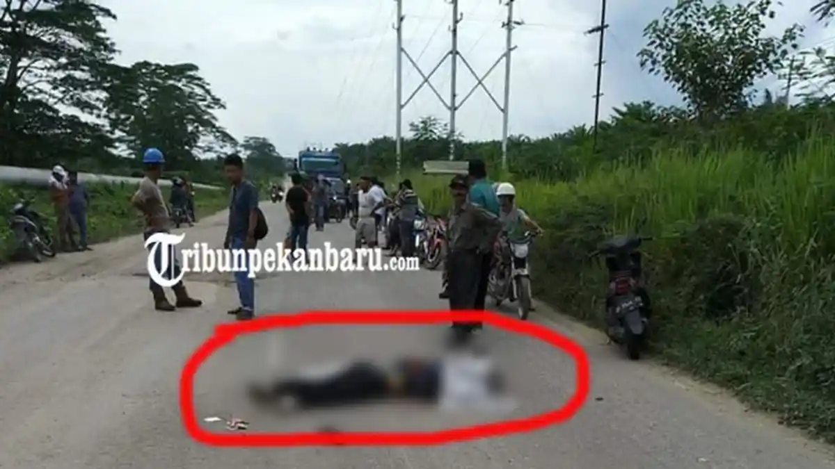 Mahasiswi di Siak Tewas Tergilas Truk Tangki, Diduga Gara-gara Lubang di Jalan