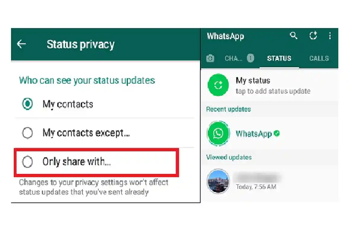 Cara Sembunyikan Status Story Whatsapp dari Seseorang Tanpa Hapus Kontak atau Blokir