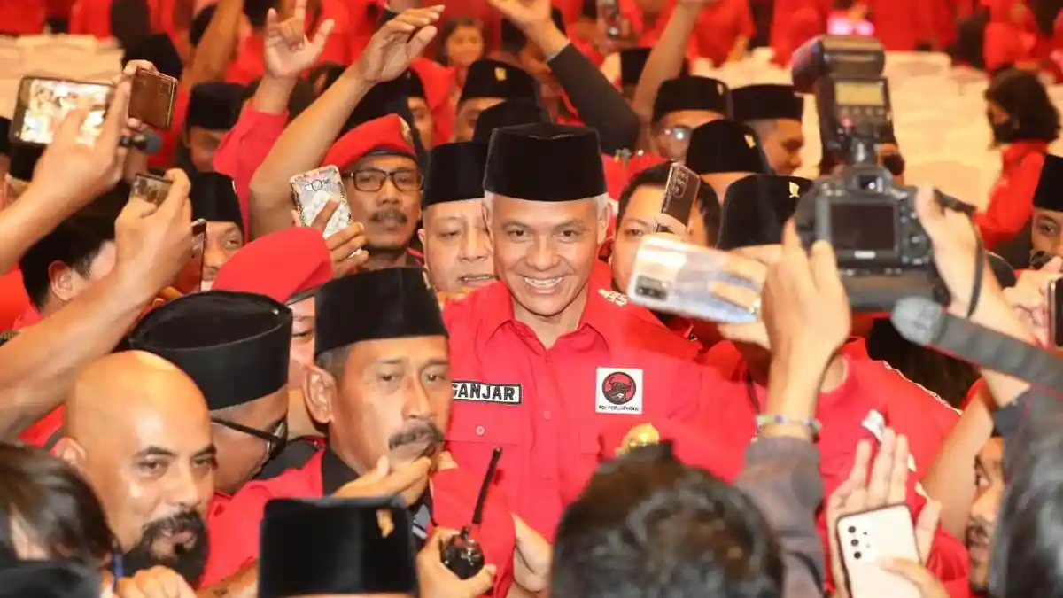 Ganjar Pranowo Dilantik Jadi Ketua Bidang Pemerintahan dan Otda, Ini Struktur Lengkap DPP PDIP