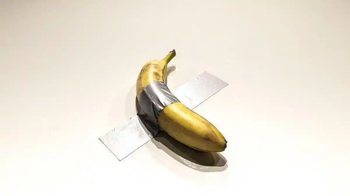 Karya Seni Pisang Ditempel Lakban Terjual Rp 98, 6 Miliar 
