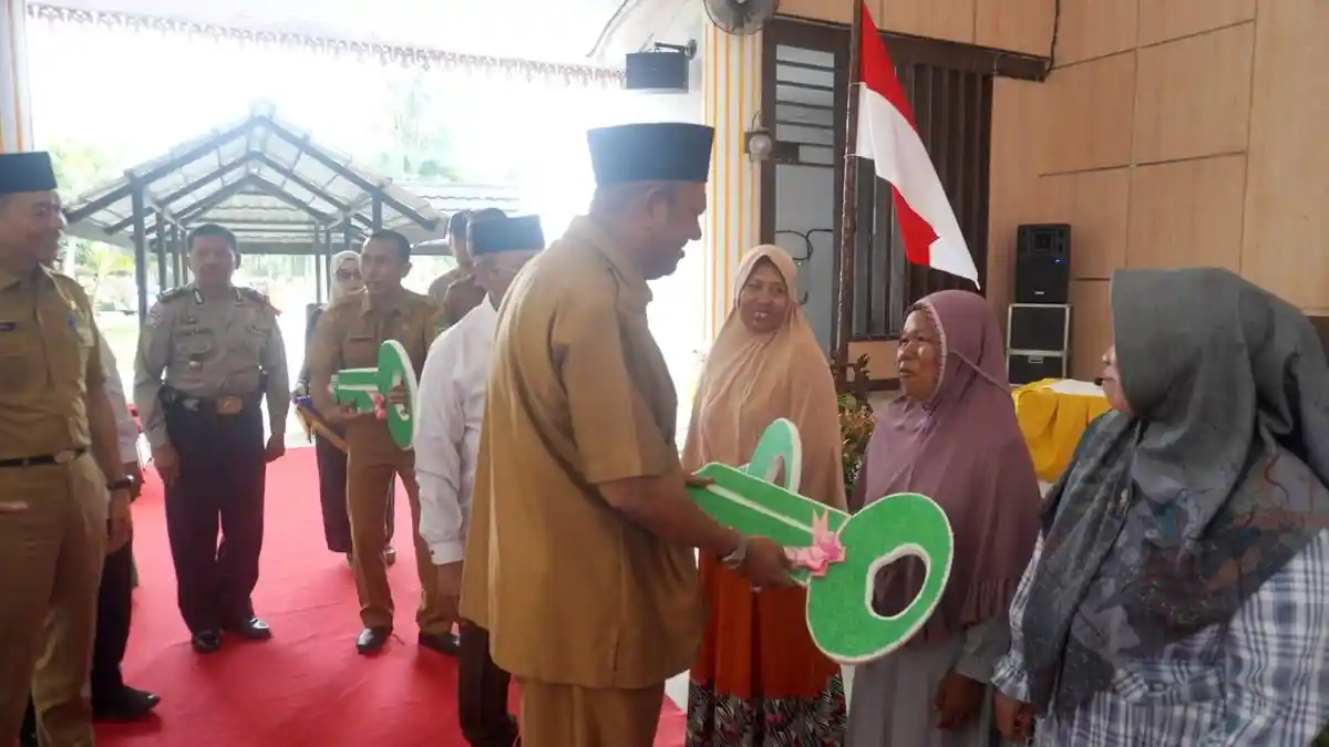 Ikut Pendistribusian Triwulan 1 Baznas Langkat, Syah Afandin Zakatkan Rp 50 Juta