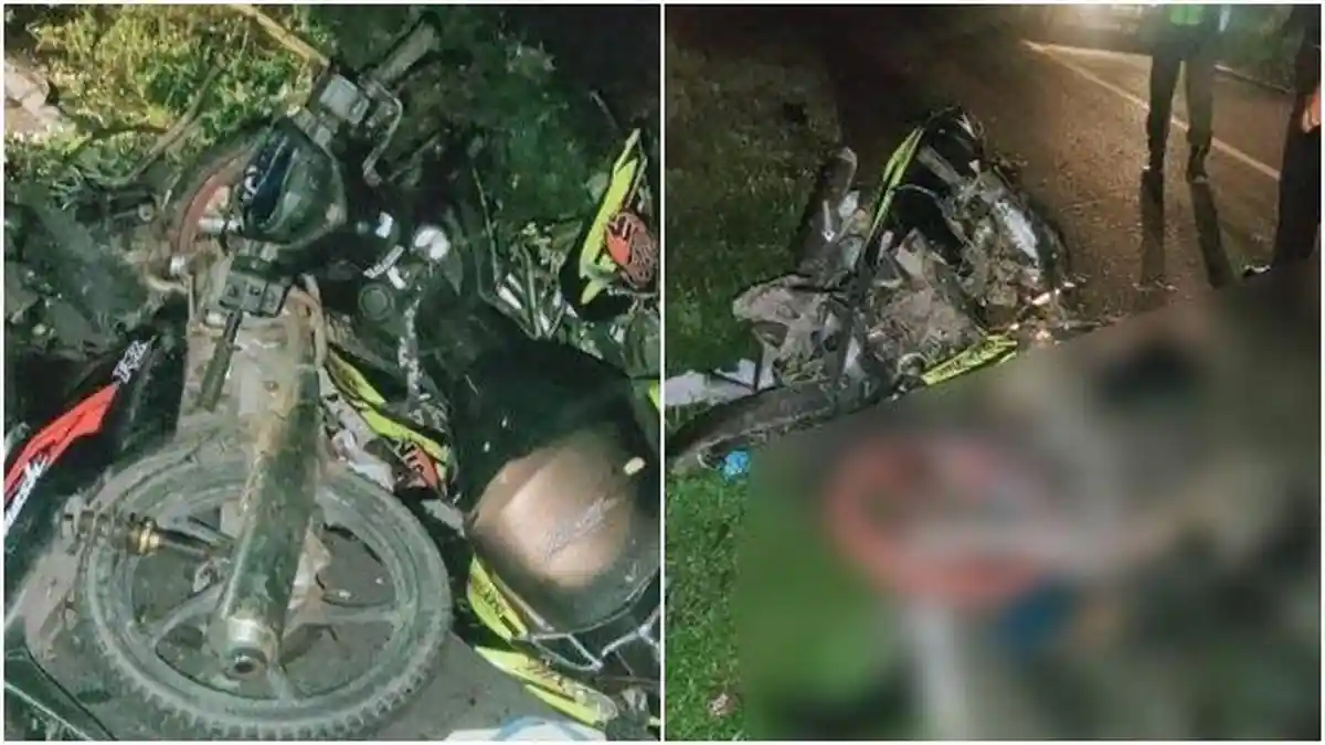 Kronologi Kecelakaan Maut di Langowan, 1 Orang Tewas di TKP, 2 Motor Tabrakan
