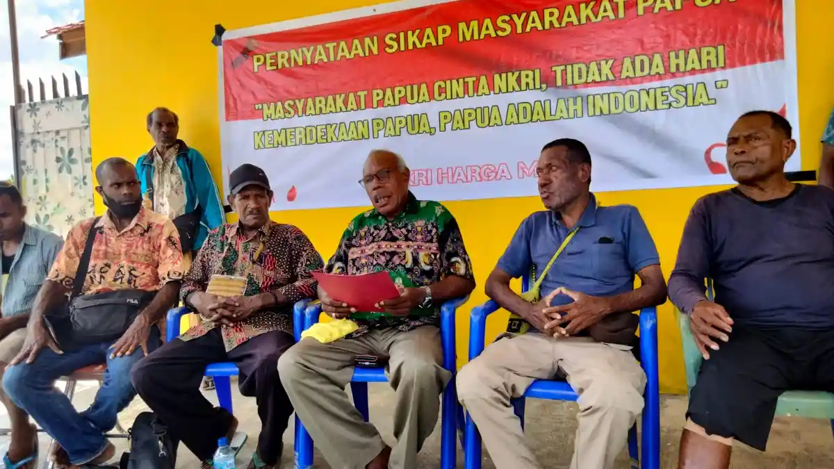 Tolak Hari Jadi OPM, Berikut Pernyataan Sikap Tokoh Adat Papua Jelang 1 Desember