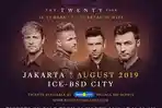 Konser Tiket Westlife di Jakarta Dijual Mulai 28 Maret Ini
