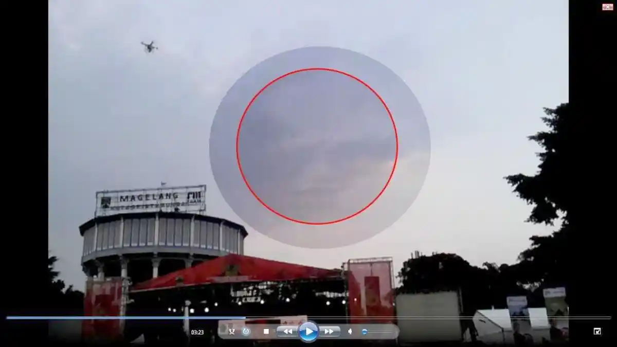 MERINDING Lihat Awan Berbentuk Wajah di Langit Magelang Saat Pembukaan Pesta Rakyat Jateng