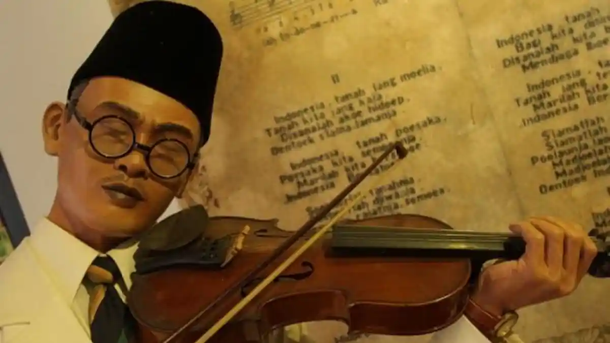 TRIBUNWIKI: Sejarah WR Supratman Pencipta Indonesia Raya, Belajar Musik di Makassar, Mantan Wartawan