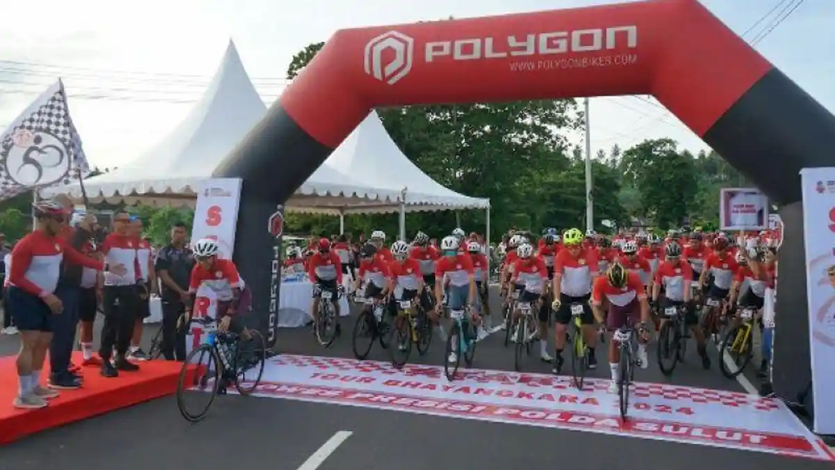 Daftar Juara Lomba Gowes Presisi Polda Sulawesi Utara dalam Rangka Hari Bhayangkara ke-78