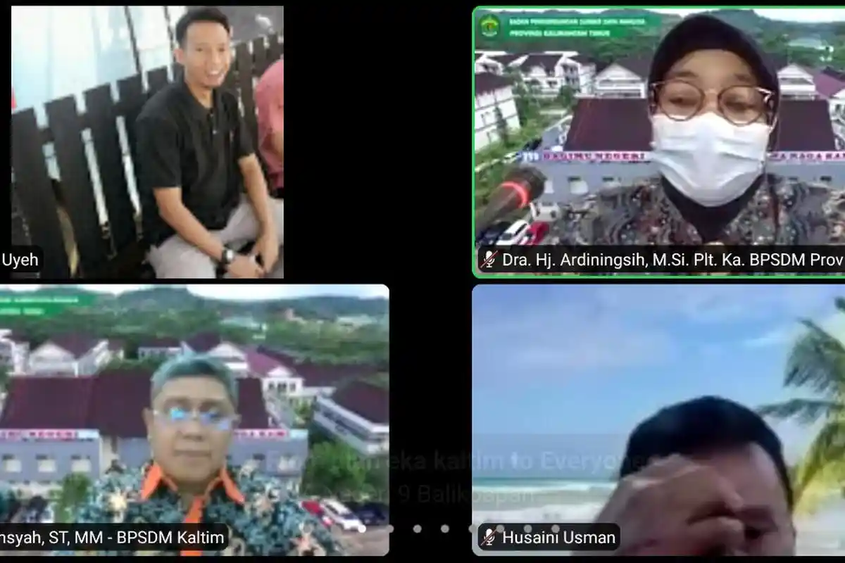 BPSDM Kaltim Gelar Bincang Santai via Daring Bersama Kepsek dan Guru