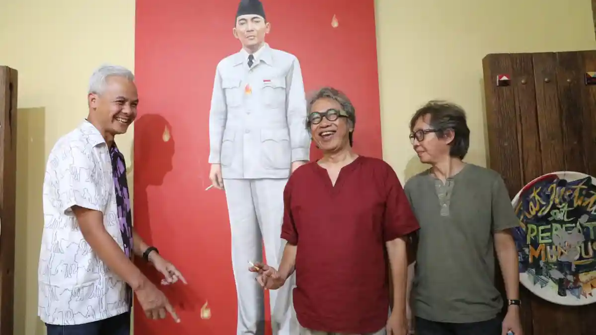 Bertemu Butet Kartaredjasa, Ganjar Pranowo Rindu Gojekan Kere