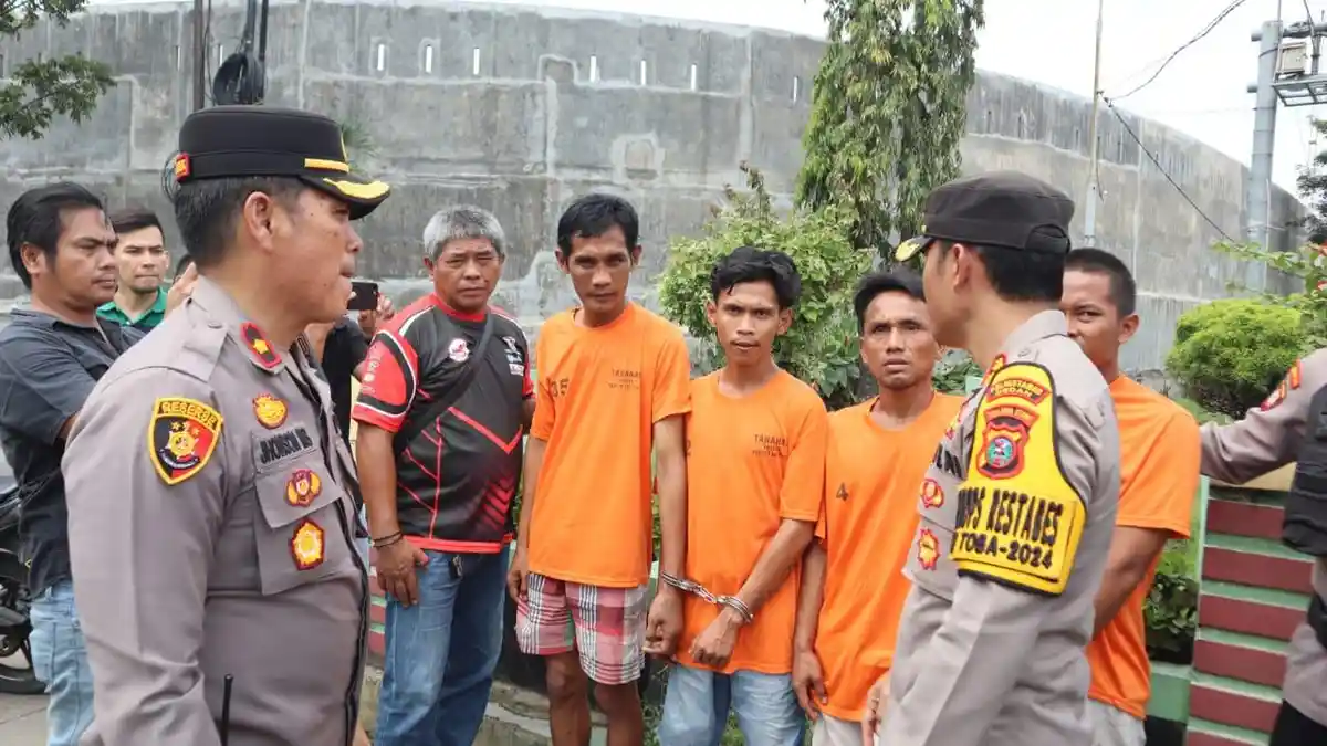 Empat Pelaku Pencurian di Tol Medan Tembung Ditangkap Kurang dari Satu Jam
