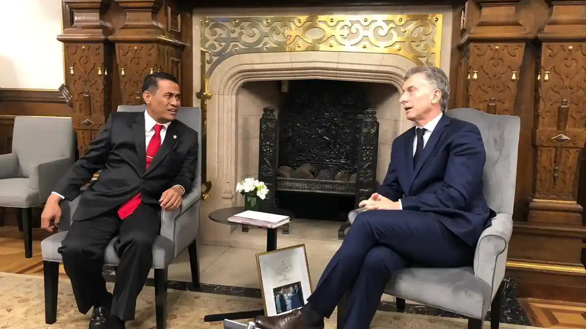 Presiden Argentina Menerima Mentan, Ekspor Buah Tembus Argentina.