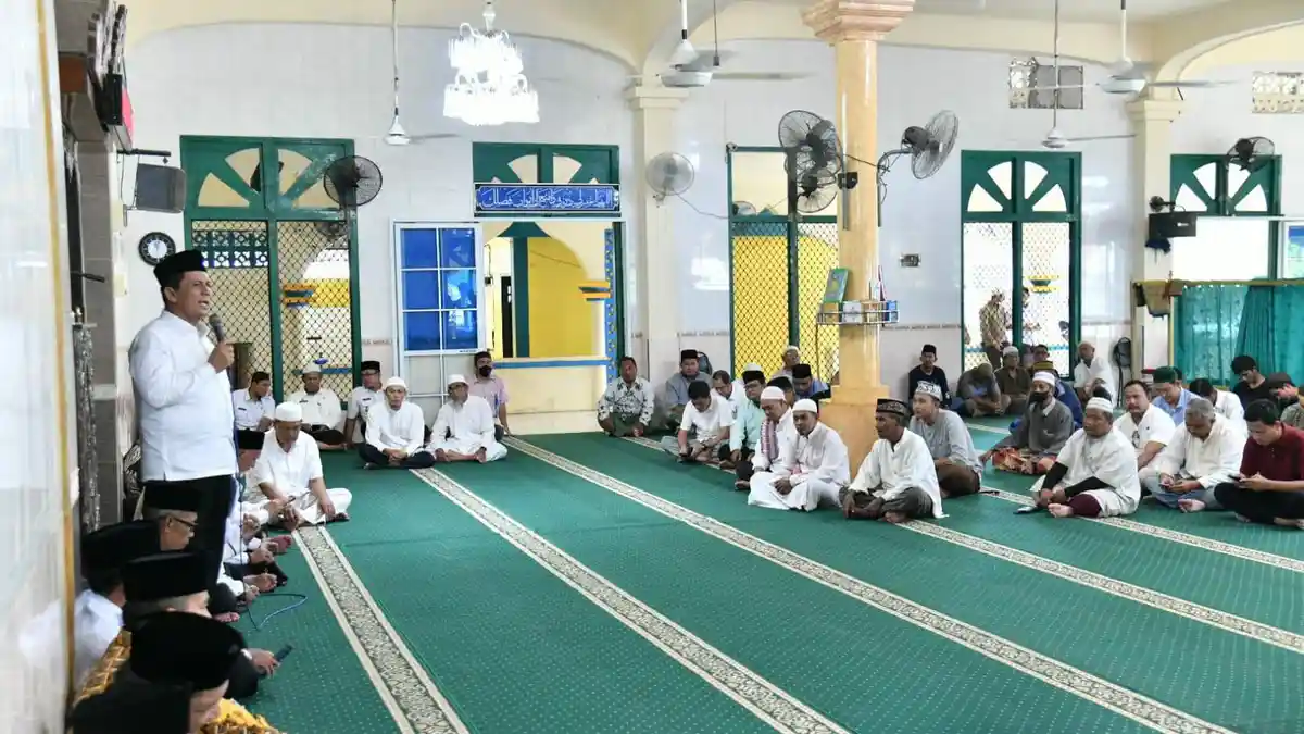 Gubernur Kepri Beri Tausiyah di Masjid Al Jami Natuna, Ansar Ajak Jaga Puasa