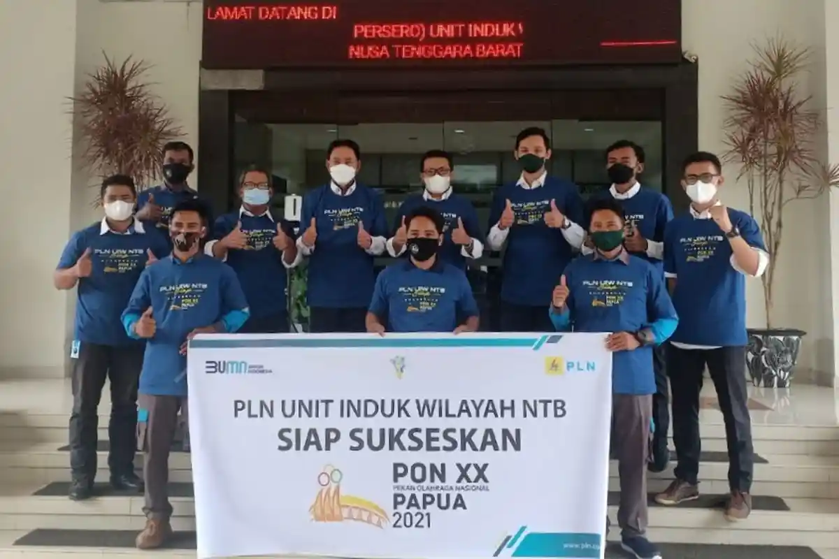 PLN NTB Kirim 20 Personel untuk Jaga Listrik di PON XX Papua 2021