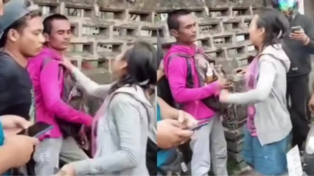 DETIK-DETIK Aksi Pria di Medan Johor Jambret Kalung Wanita, Pelaku Langsung Ditangkap Korbannya