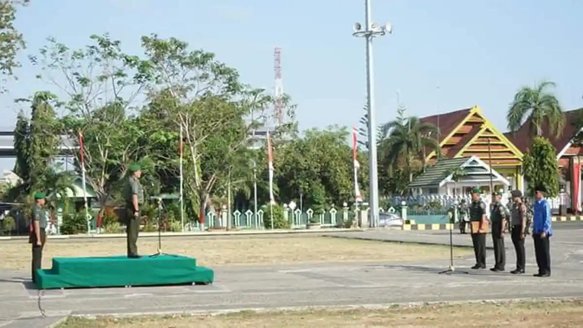 Kasrem 141 Toddopuli Irup Upacara HKN di Bone, Simak Pesannya