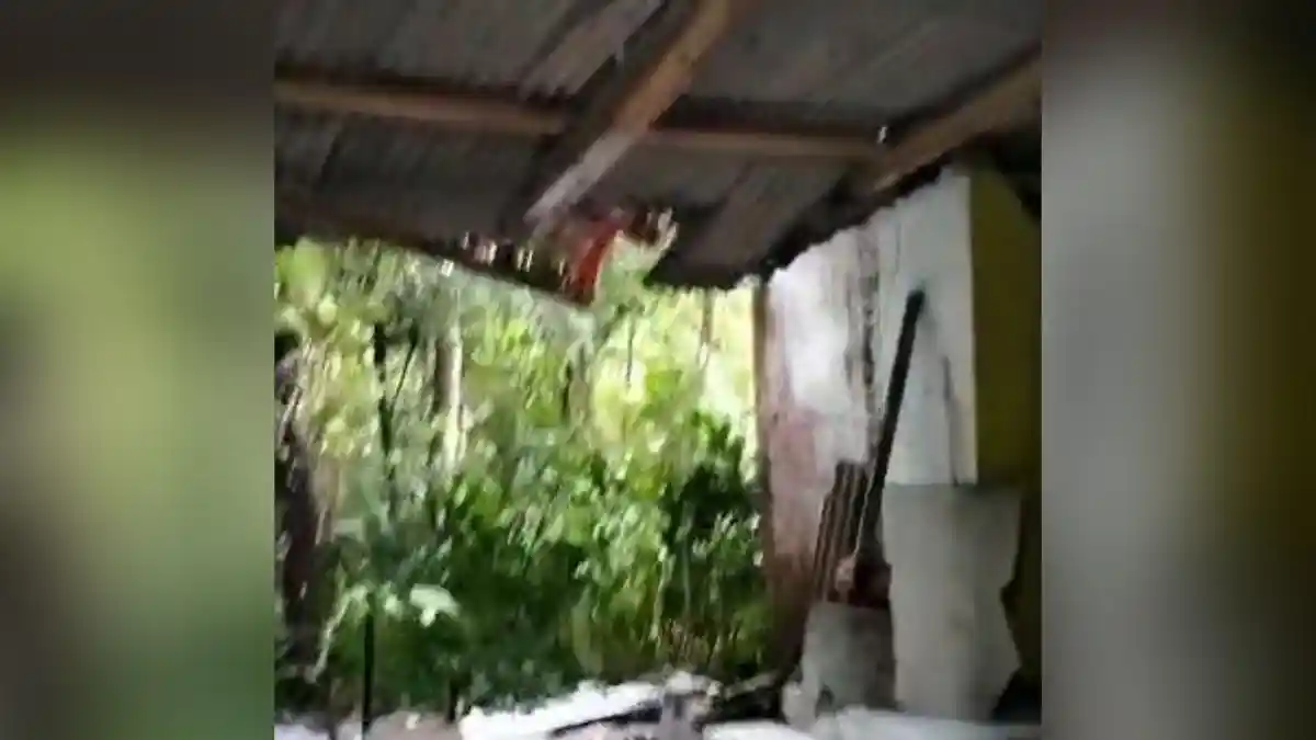 Gempa Bumi M 6,4 Guncang Garut, Dinding Dapur SDN 1 Jatiwangi Pakenjeng Ambruk