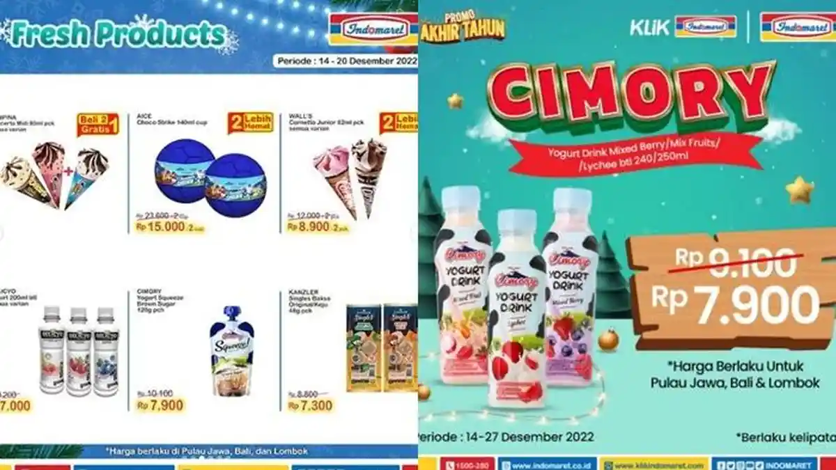 Es Krim Beli 2 Gratis 1, Cek Promo Indomaret Terbaru Hari ini Jumat 16 Desember 2022
