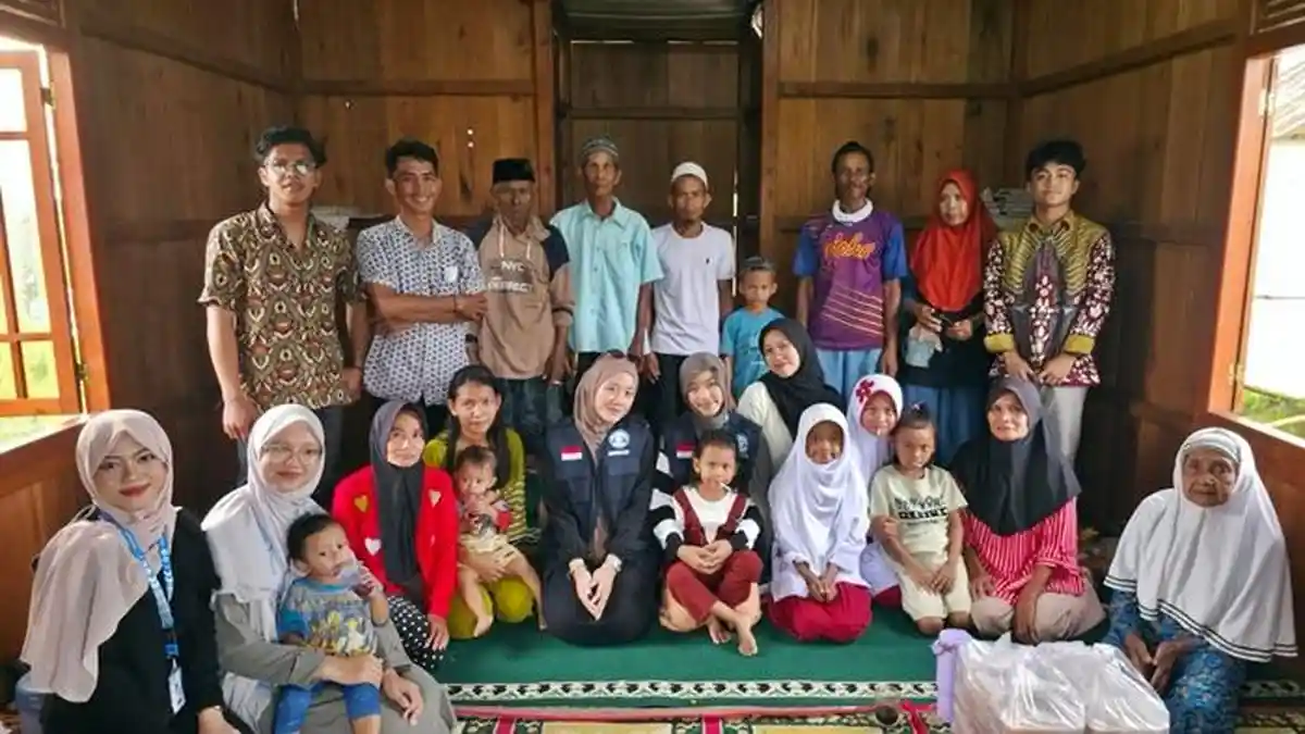 Kunjungan Volunteer Gapai Kebaikan, Kembali Hadir untuk Warga Desa Sungai Sei Jawi