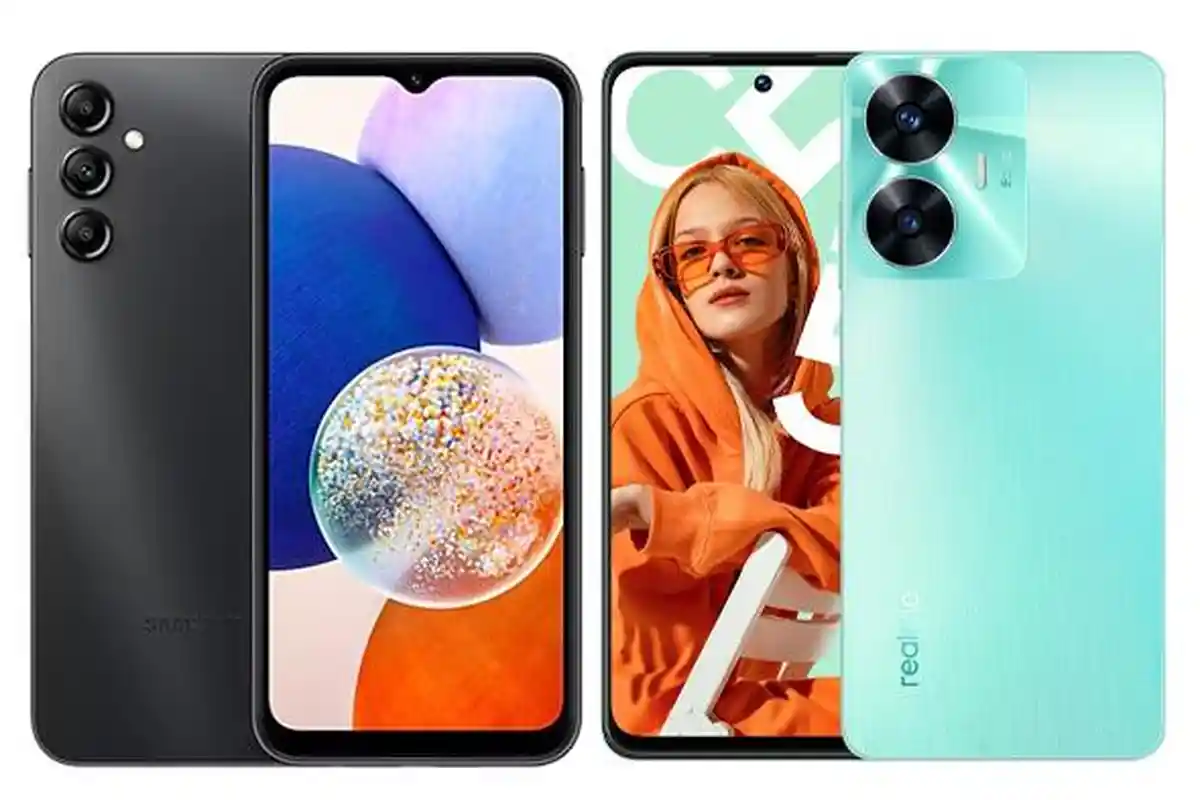 Harga HP Samsung Galaxy A14 5G dan Realme C55 NFC, Sama-sama Belum Lama Rilis, Harganya Beda Tipis