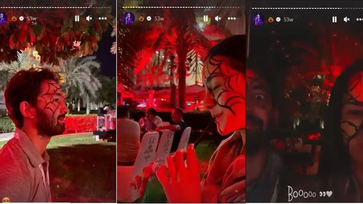 2 Potret Cosplay Anya Geraldine dan Nadif Zahiruddin saat Rayakan Halloween