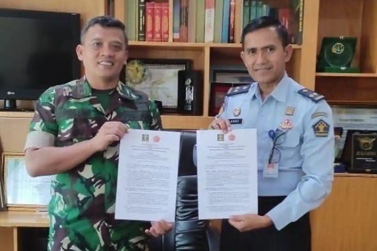 Lapas Narkotika Pamekasan Jalin Kerjasama dengan Kodim Pamekasan, Komitmen Kolaborasi Jaga Keamanan