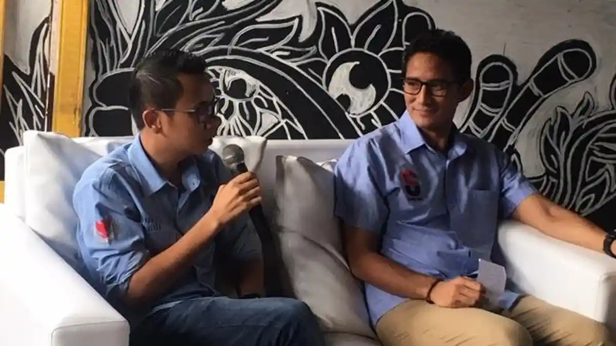 Sandiaga Pijit Relawan Input C-1: Tegang Semua