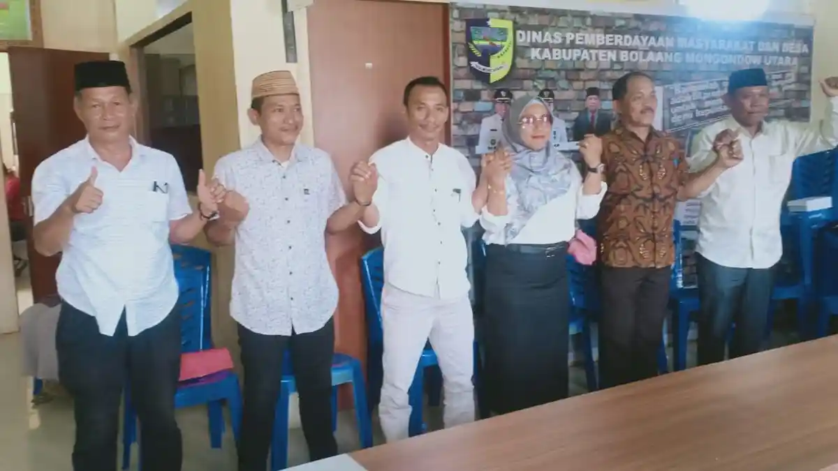 6 Bakal Calon Sangadi di Desa Biontong 1 Bolmut Sulawesi Utara Ikut Tes Ulang