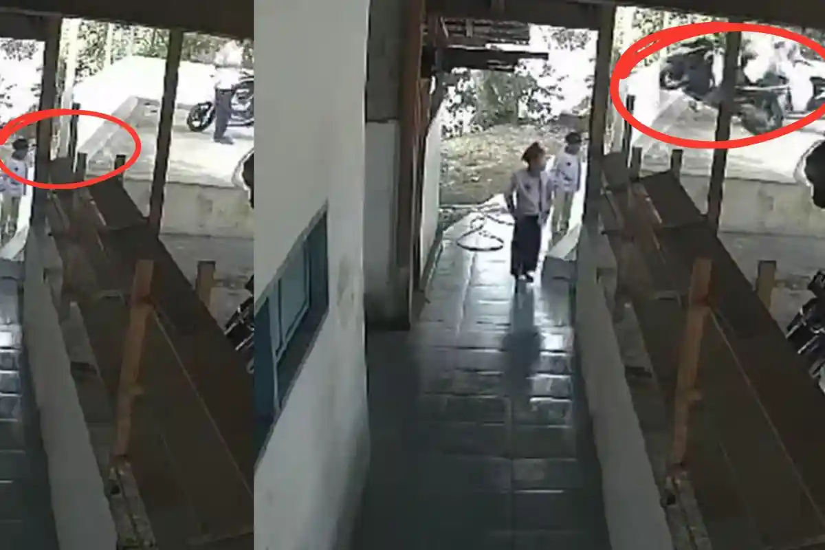 Detik-Detik Anak TPQ di Padang Tewas Tertimpa Beton Saat Ambil Wudhu Akibat Pemotor Lakukan Standing