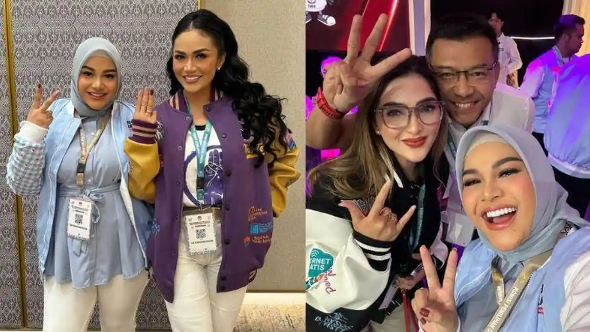 Aurel Hermansyah Tunjukkan Keharmonisan Keluarga Meski Beda Pilihan Capres