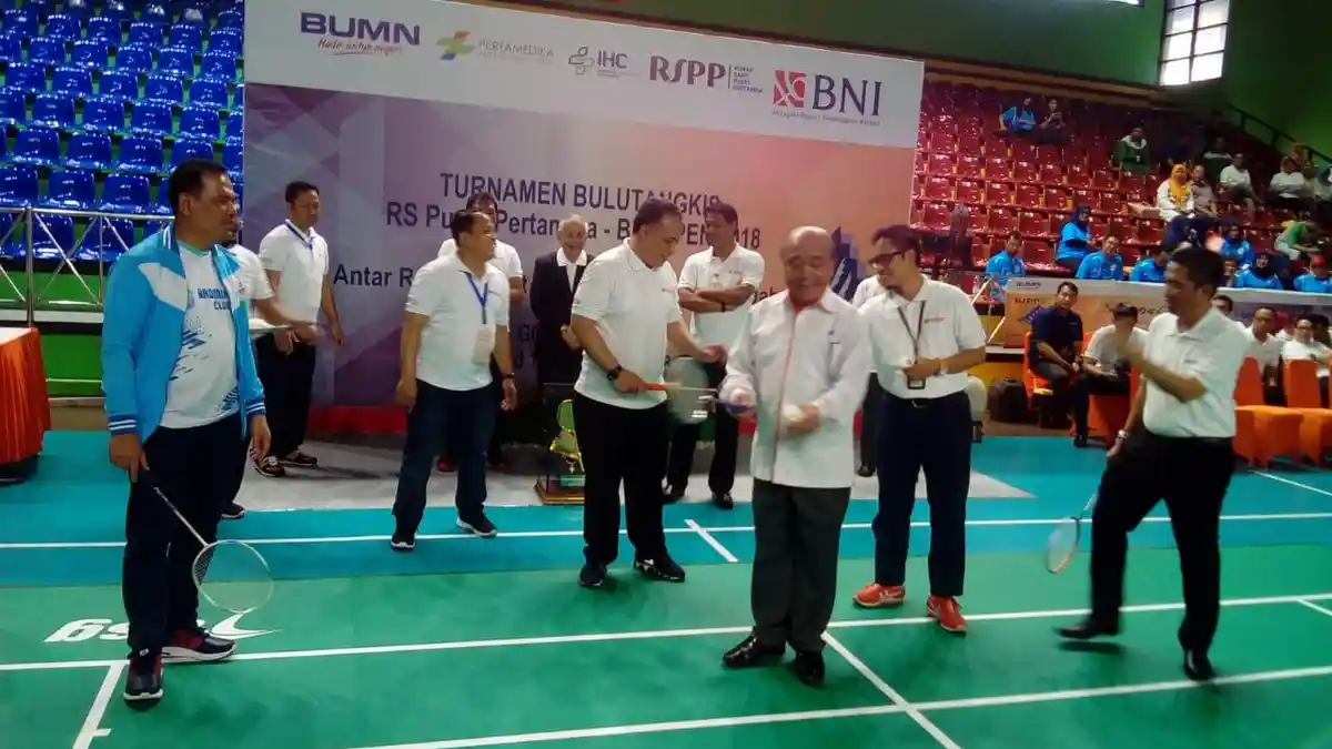 RSPP dan Le Minerale Gelar Turnamen Bulu Tangkis Antar Rumah Sakit