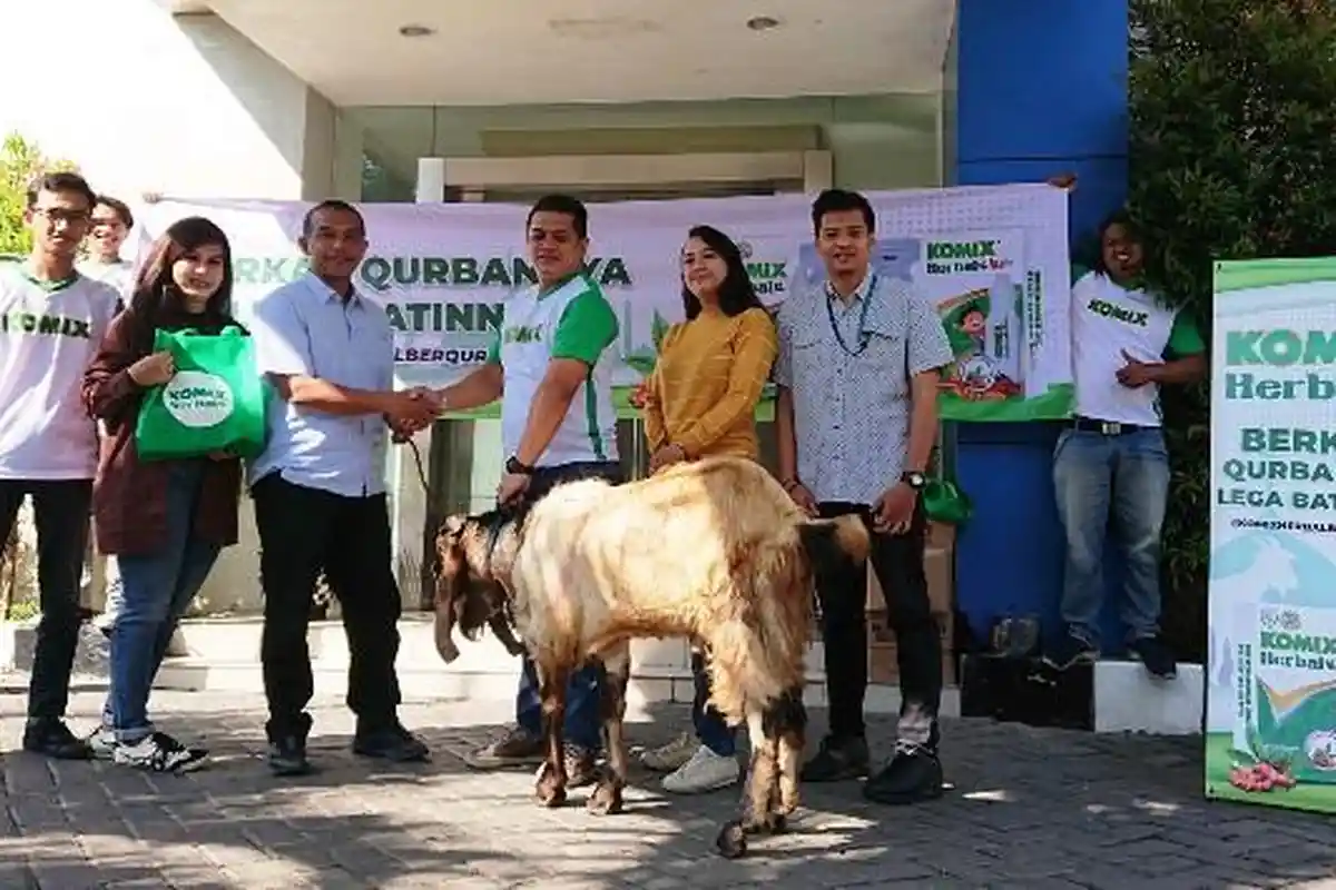 PT Bintang Toedjoe Serahkan Hewan Kurban ke Tribun Jateng Untuk Disalurkan ke Warga Kurang Mampu