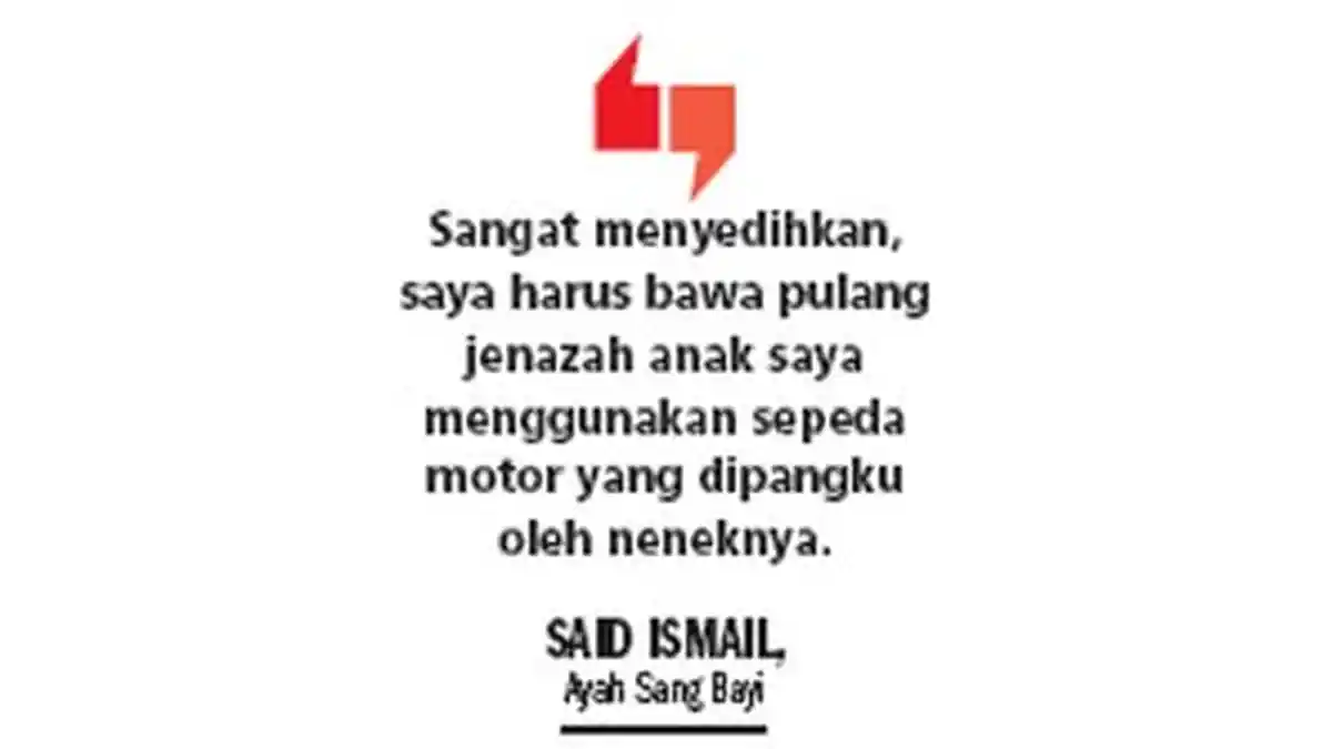 Jenazah Bayi Dibawa Pulang dengan Sepmor, RS Graha Bunda Kembalikan Tagihan