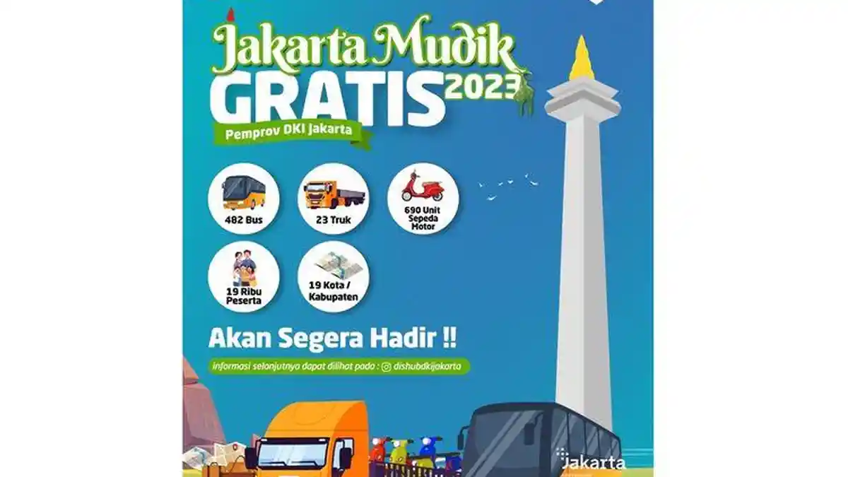 Syarat dan Cara Daftar Mudik Gratis Pemprov DKI Jakarta Lewat mudikgratisjakarta.com