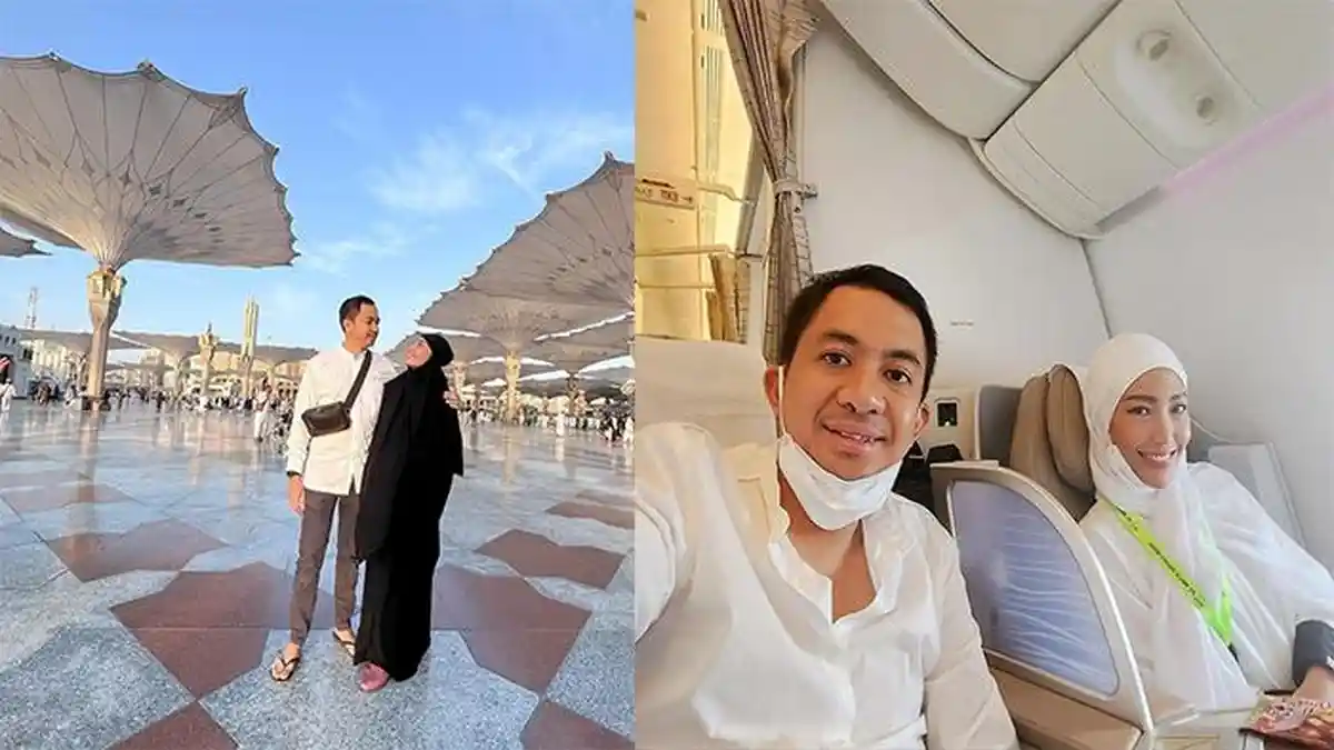 Momen Kemesraan Ayu Dewi dan Regi Datau saat Ibadah Umrah di Tengah Isu Perselingkuhan