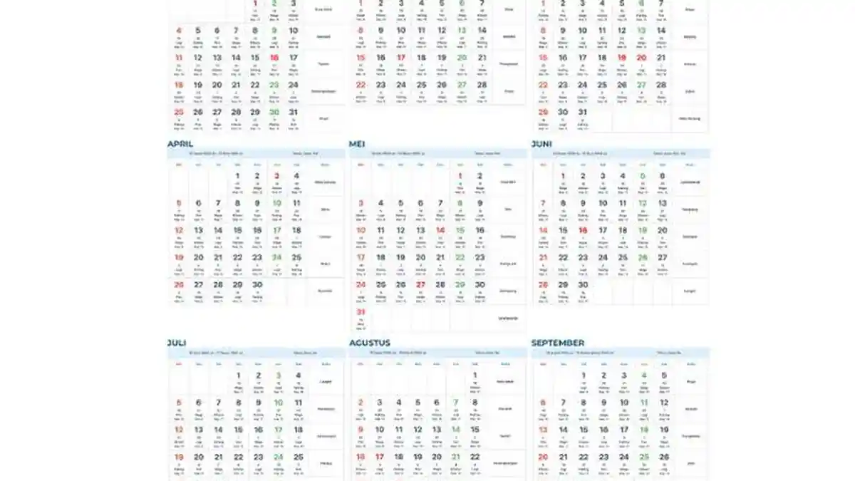 Kalender 2026: Nyaris Tiap Bulan Ada Long Weekend, Cek Jadwal Libur-Cuti Bersama di Sini