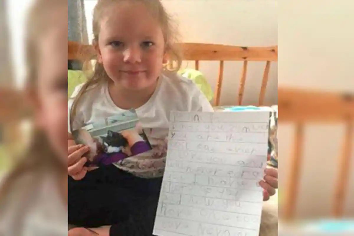 Gadis Ini Tulis Surat Ditujukan ke Surga, Menganggap Tempat Kucingnya Berada, Dia Dapat Balasan