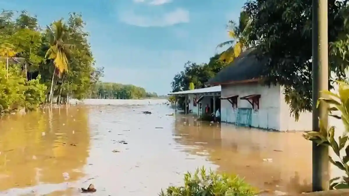 Banjir di Lempuing dan Mesuji OKI Belum Ada Tanda Akan Surut, Ribuan Warga Terpaksa Mengungsi
